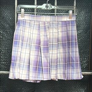 Plaid Purple Skirt